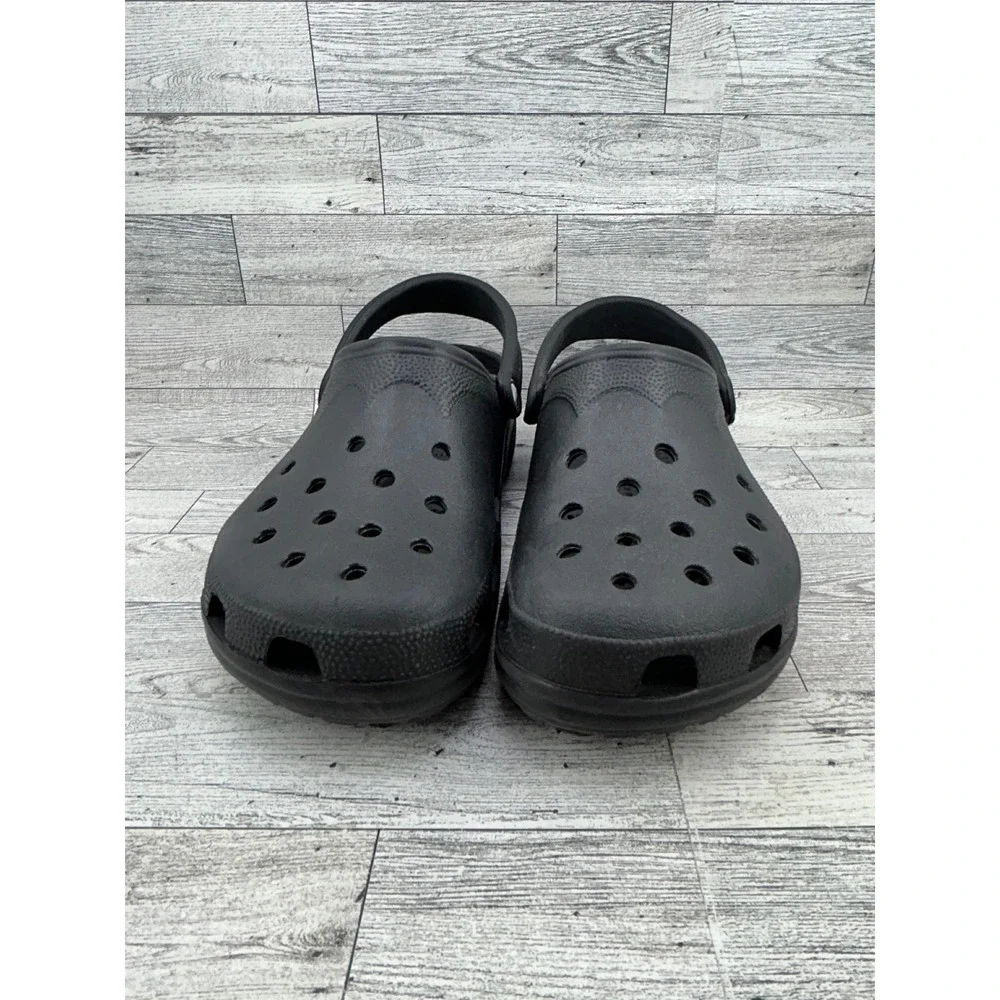 Crocs Classic‎ Clogs Black Mens 10-11 Womens 12-14 XL Slip On Comfort Shoes